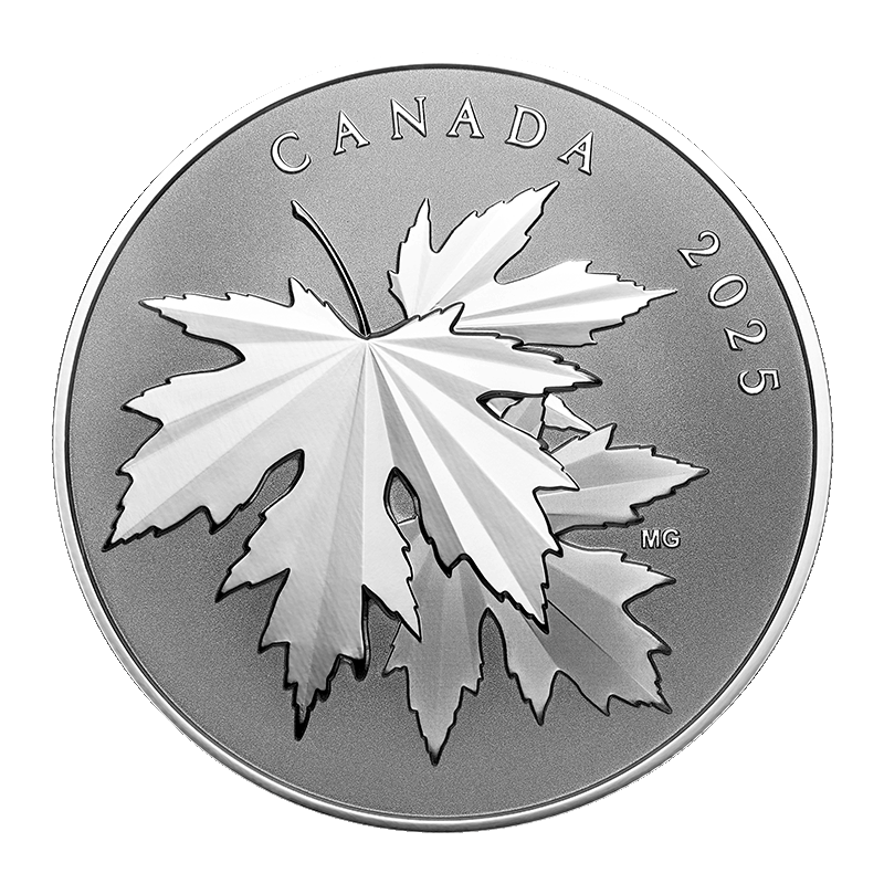 Image for 1/2 oz Gleaming Maple Leaves Silver Coin (2025) from TD Precious Metals